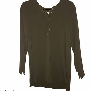 Mudpie Army Green Top 